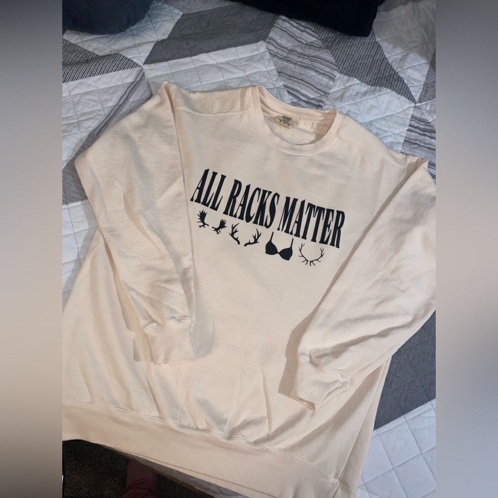 Cream Graphic Sweatshirt